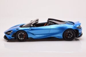 McLaren 765LT Spider Blå GT Spirit 1:18 GT886 Resin — bild 3 av 6