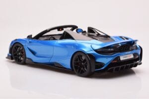McLaren 765LT Spider Blå GT Spirit 1:18 GT886 Resin — bild 5 av 6