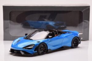 McLaren 765LT Spider Blå GT Spirit 1:18 GT886 Resin — bild 6 av 6