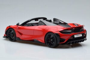 McLaren 765LT Spider Röd GT Spirit 1:18 GT420 Resin — bild 5 av 6