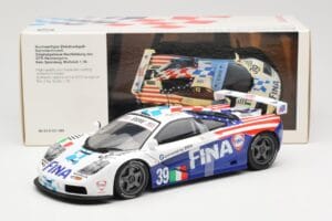 McLaren F1 GTR #39 N. Piquet / J. Cecotto / D. Sullivan Team Bigazzi 24 Hours of Le Mans 1996 UT Models 1:18 80439421485 Meta — bild 6 av 6