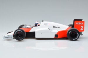 McLaren MP4/2B Marlboro #2 A. Prost Monaco GP Winner World Champion 1985 MCG 1:18 MCG18606F Metall — bild 3 av 6