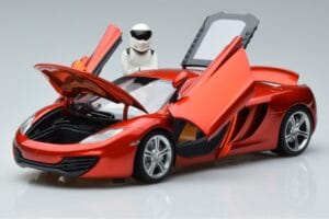 McLaren MP4-12C Med Stig Top Gear Figur Minichamps 1:18 519101330 Metall — bild 2 av 7