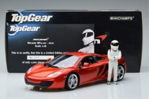 McLaren MP4-12C Med Stig Top Gear Figur Minichamps 1:18 519101330 Metall — bild 7 av 7