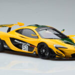 McLaren P1 GTR Gul Med Gröna Ränder AUTOart 1:18 - image 5 of 7