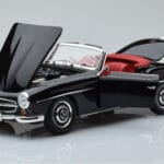 Mercedes 190 SL W121 Cabriolet Svart Minichamps 1:18 - image 2 of 8