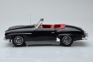 Mercedes 190 SL W121 Cabriolet Svart Minichamps 1:18 100037030 Metall — bild 4 av 8