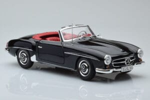 Mercedes 190 SL W121 Cabriolet Svart Minichamps 1:18 100037030 Metall — bild 5 av 8