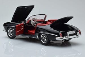 Mercedes 190 SL W121 Cabriolet Svart Minichamps 1:18 100037030 Metall — bild 7 av 8