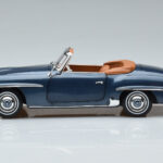 Mercedes 190 SL W121 Roadster Blå Norev 1:18 - image 5 of 8