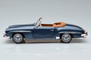 Mercedes 190 SL W121 Roadster Blå Norev 1:18 B66040625 Metall — bild 5 av 8