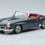 Mercedes 190 SL W121 Roadster Grå Norev 1:18 183402 Metall