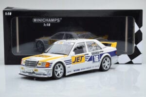 Mercedes 190E 2.5-16 W201 EVO 1 Jet #16 F. Biela Team Ms-Jet Racing DTM 1990 Minichamps 1:18 155903616 Metall — bild 6 av 6