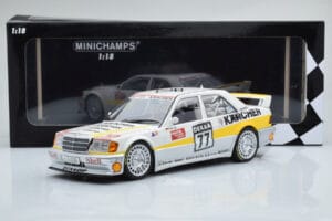 Mercedes 190E 2.5-16 W201 EVO 1 Karcher #77 F. Kreutzpointer Team AMG-Mercedes DTM 1990 Minichamps 1:18 155903677 Metall — bild 6 av 6