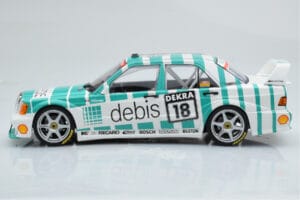 Mercedes 190E 2.5-16 W201 EVO 2 Debis #18 F. Giroix Team Zackspeed DTM 1991 Minichamps 1:18 155913618 Metall — bild 3 av 6
