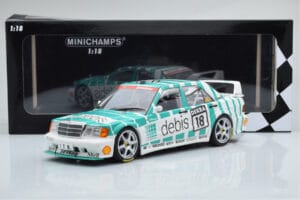 Mercedes 190E 2.5-16 W201 EVO 2 Debis #18 F. Giroix Team Zackspeed DTM 1991 Minichamps 1:18 155913618 Metall — bild 6 av 6