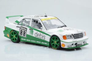 Mercedes 190E 2.5-16 W201 EVO 2 Debis #88 B. Schneider Team Zackspeed DTM 1991 Minichamps 1:18 155913688 Metall — bild 4 av 6