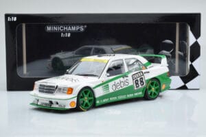 Mercedes 190E 2.5-16 W201 EVO 2 Debis #88 B. Schneider Team Zackspeed DTM 1991 Minichamps 1:18 155913688 Metall — bild 6 av 6