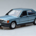 Mercedes 190E W201 Ljusblå Norev 1:18