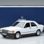 Mercedes 190 E W201 Vit Norev 1:18 183820 Metall - image 7 of 7