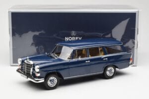 Mercedes 200 Universal W115 Blå Norev 1:18 183599 Metall — bild 8 av 8