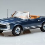 Mercedes 230 SL W113 Pagoda Blå Begränsad Upplaga Norev 1:18 183767 Metall