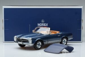 Mercedes 230 SL W113 Pagoda Blå Begränsad Upplaga Norev 1:18 183767 Metall — bild 8 av 8
