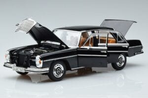 Mercedes 280 SE W108 Svart Norev 1:18 183762 Metall — bild 2 av 7