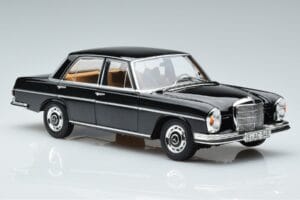 Mercedes 280 SE W108 Svart Norev 1:18 183762 Metall — bild 5 av 7
