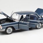 Mercedes 280 SE W108 Mörkblå Metallic Norev 1:18 183534 - image 2 of 8