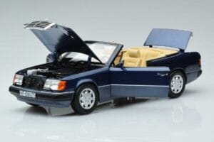 Mercedes 300 CE-24 A124 Cabriolet Nautical Blå Begränsad Upplaga Norev 1:18 183879 Metall — bild 2 av 7