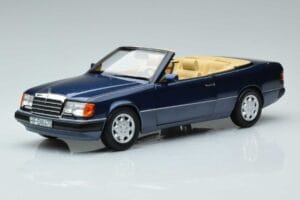 Mercedes 300 CE-24 A124 Cabriolet Nautical Blå Begränsad Upplaga Norev 1:18 183879 Metall