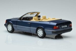 Mercedes 300 CE-24 A124 Cabriolet Nautical Blå Begränsad Upplaga Norev 1:18 183879 Metall — bild 6 av 7