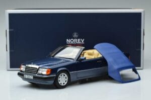 Mercedes 300 CE-24 A124 Cabriolet Nautical Blå Begränsad Upplaga Norev 1:18 183879 Metall — bild 7 av 7