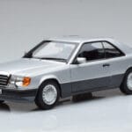 Mercedes 300 CE-24 C124 Coupe Silver Norev 1:18 183880 Metall