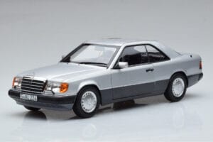Mercedes 300 CE-24 C124 Coupe Silver Norev 1:18 183880 Metall