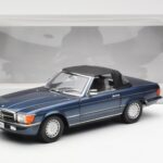 Mercedes 300 SL R107 Nautisk Blå Norev 1:18 183466 - image 8 of 8