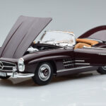 Mercedes 300 SL W198 Roadster Röd Norev 1:18 - image 2 of 8