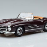 Mercedes 300 SL W198 Roadster Röd Norev 1:18