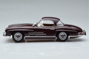 Mercedes 300 SL W198 Roadster Röd Norev 1:18 183891 Metall — bild 4 av 8