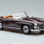 Mercedes 300 SL W198 Roadster Röd Norev 1:18 - image 6 of 8