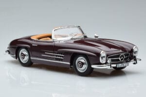 Mercedes 300 SL W198 Roadster Röd Norev 1:18 183891 Metall — bild 6 av 8