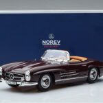 Mercedes 300 SL W198 Roadster Röd Norev 1:18 - image 8 of 8