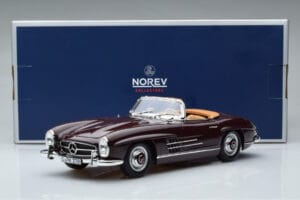 Mercedes 300 SL W198 Roadster Röd Norev 1:18 183891 Metall — bild 8 av 8