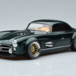 Mercedes 300 SL Speedster Hard Top By S-Klub Grön GT Spirit 1:18