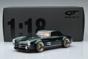 Mercedes 300 SL Speedster Hard Top By S-Klub Grön GT Spirit 1:18 GT872 Resin — bild 6 av 6