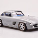 Mercedes 300 SL W198 Gullwing By S-Klub Grå GT Spirit 1:18 - image 4 of 6