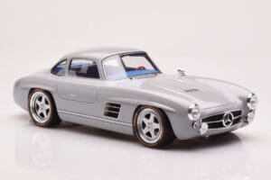 Mercedes 300 SL W198 Gullwing By S-Klub Grå GT Spirit 1:18 GT418 Resin — bild 4 av 6