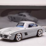 Mercedes 300 SL W198 Gullwing By S-Klub Grå GT Spirit 1:18 - image 6 of 6