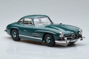 Mercedes 300 SL W198 Gullwing Grön Norev 1:18 183851 Metall — bild 5 av 7